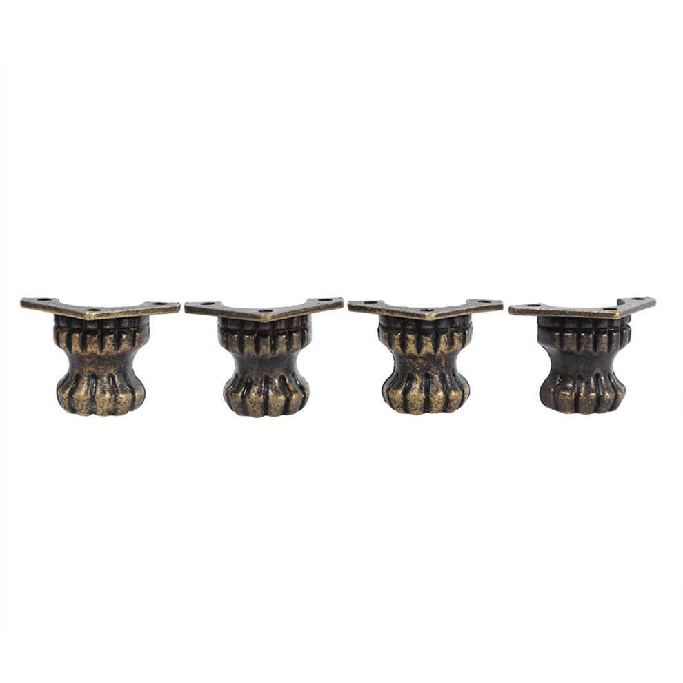 4Pcs Antique Brass Feet For Jewelry Box Decorative Wood Chest Hardware 5041393141449