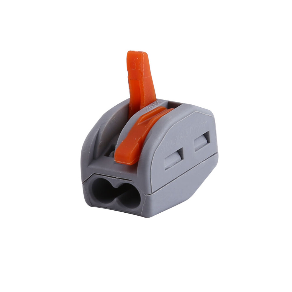 20Pcs 2-Way Reusable Spring Lever Terminal Block Connector, 32A, 4Kv 8201393141437