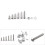 M3 304 Stainless Steel Hex Socket Screws & Nuts Set - High Strength Button Head 4