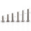 M3 304 Stainless Steel Hex Socket Screws & Nuts Set - High Strength Button Head 6