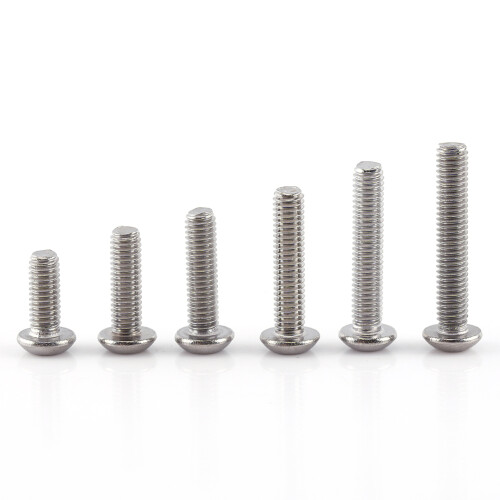 M3 304 Stainless Steel Hex Socket Screws & Nuts Set - High Strength Button Head