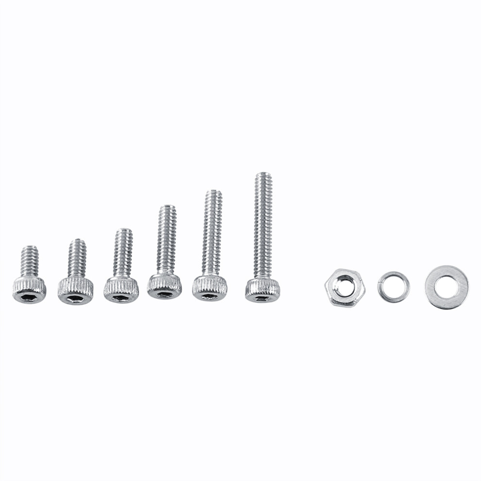 304 Stainless M2 Hex Socket Screw and Nut Kit