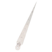 Stainless Steel Taper Gauge Wedge Feeler 1-15mm / 1/8"-5/8" 10 pc Set