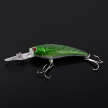 10pcs Fishing Lures Baits Crank Bait Hook Tackle for Saltwater & Freshwater