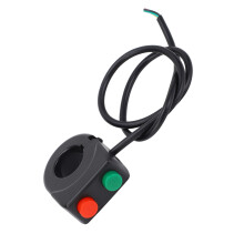 12V Black Motorcycle Handlebar Switch for Headlight & Horn, 5.5x4cm