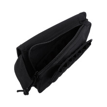 Nylon Buttstock Rifle Ammo Pouch Shotgun Shell Holder Black 20x11.5x5cm