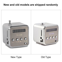 Mini Portable 3W Speaker FM Radio TF Disk Support 600mAh Silver