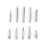 Pyrography Woodworking & Soldering Tips Set with Stencils, Brass & Iron Tips 10