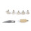 Pyrography Woodworking & Soldering Tips Set with Stencils, Brass & Iron Tips 8
