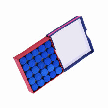 50 pcs Blue Glue-on Snooker Cue Tips 13mm for Billiards Equipment