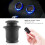 Universal Waterproof Dustproof Cover for Car Cigarette Lighter Socket, Black 7