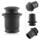 Universal Waterproof Dustproof Cover for Car Cigarette Lighter Socket, Black 14