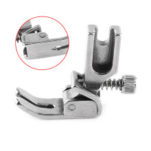 Industrial Flat Bed Sewing Machine Shirring Foot Adjustable Steel Durable
