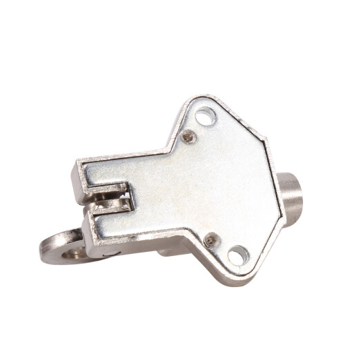 Smooth Action Aluminum Window Gate Spring Bounce Bolt Lock with Pull Ring 150mm