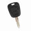 2-Button Uncut Blade Remote Shell Case for Peugeot 206 Black 219g 14