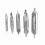 Steel Center Drill Bits Set 5pcs 60 Angle Precise Durable 1.5/2/2.5/3/4mm 2