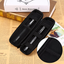 Black EVA Portable Pen & E-Cigarette Case 20x7x3.5cm Lightweight