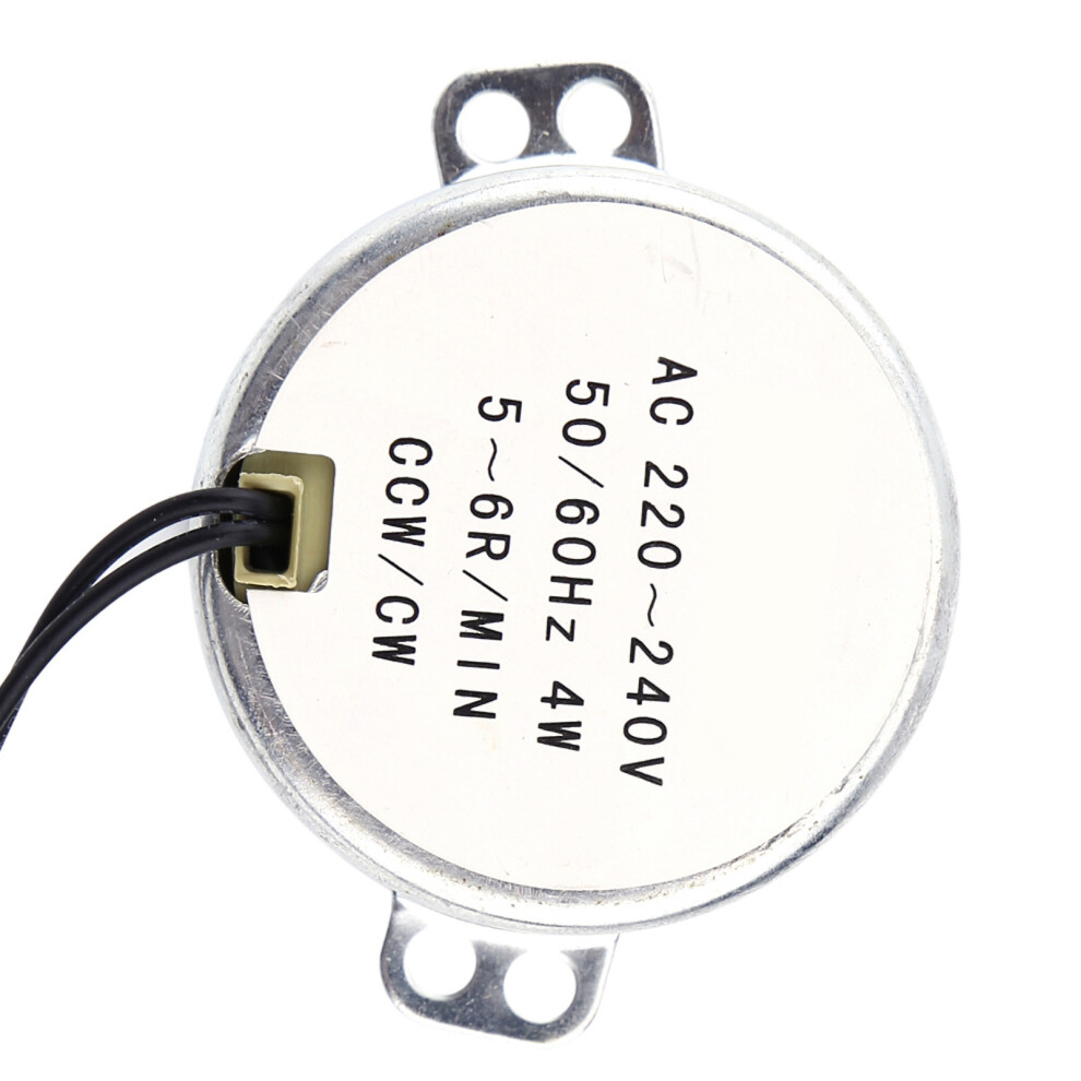 Synchronous Gear Motor 220-240V Ac 4W 5-6Rpm Cw/Ccw For Diy Robots Australia 6951393146445