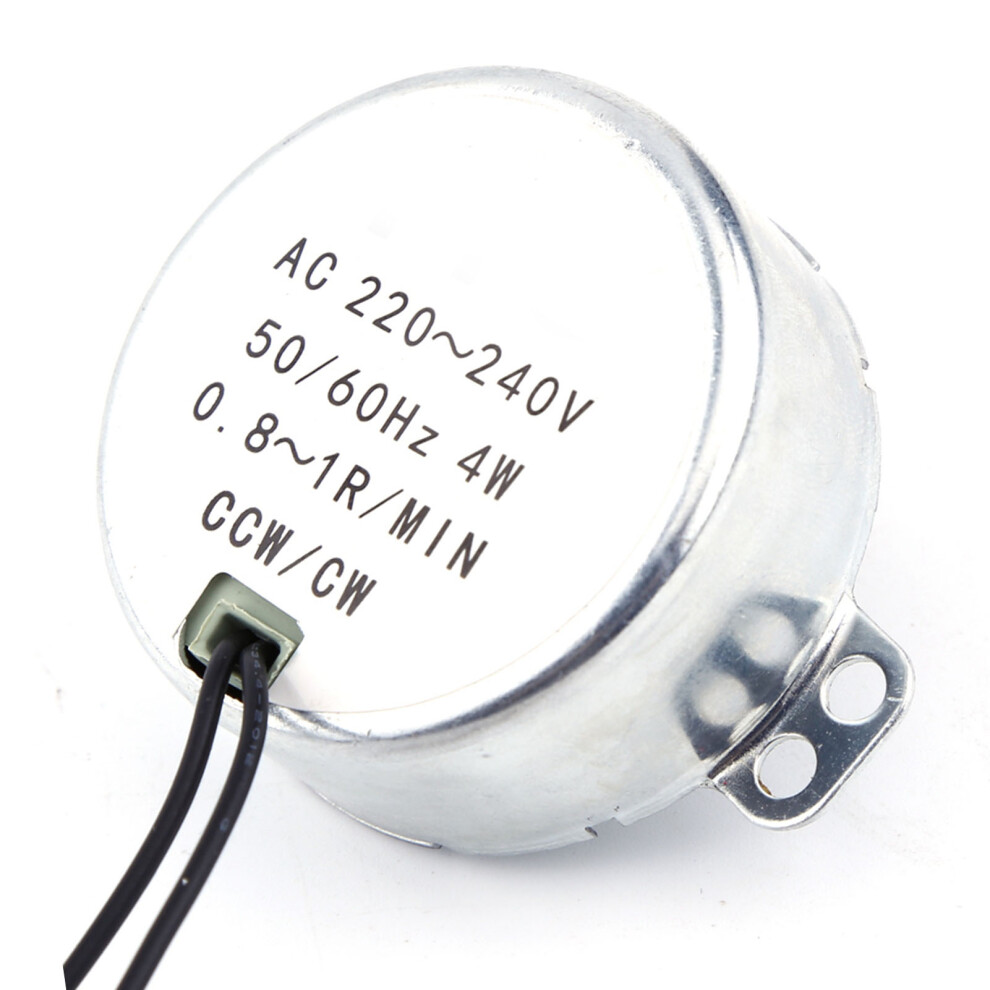 220-240V 4W Synchronous Gear Motor Cw/Ccw 0.8-1Rpm 7901393063005