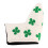 PU Material Golf-Puttercover Weiß mit Fellfutter 2
