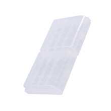 10 Clear PP Battery Boxes for AA AAA
