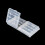 10 Clear PP Battery Boxes for AA AAA 2