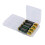 10 Clear PP Battery Boxes for AA AAA 15
