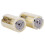 4pcs White AA to D Battery Adapter Converter Cases | Compact & Durable 8