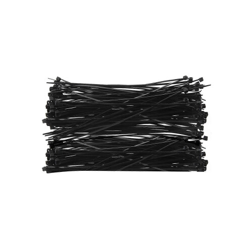 100 Pcs 150 x 1.8mm Câble Électrique Attache Wrap Nylon Fixation Noir