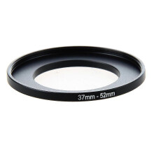 Kameraobjektiv-Filterring 37mm auf 52mm Adapter Schwarz