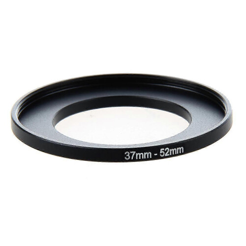 Δακτύλιος φίλτρου φακού κάμερας 37mm έως 52mm Προσαρμογέας Μαύρος