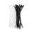 3mm x 150mm Auto Wire Push Cable Zip Tie Organizer White Black 100 Pcs 1