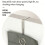 Practical 18 Section Door Mounted Storage Bag In Durable-Black 6