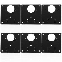 Cabinet Hinge Repair Plate Kitchen Cupboard Hinge Fixing Cabinet Doors 6Sets