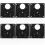 Cabinet Hinge Repair Plate Kitchen Cupboard Hinge Fixing Cabinet Doors 6Sets 1