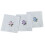 Mouchoirs à breloques pour dames, broderie Portable-6 3