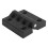 Hinge for barrier, ball bearing, plastic, robust, 40 x 40 mm 4
