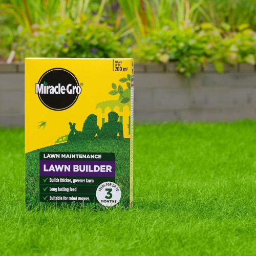 Miracle-Gro Miracle-Gro Lawn Builder 100m² | Premium Fast Green Lawn Food 1
