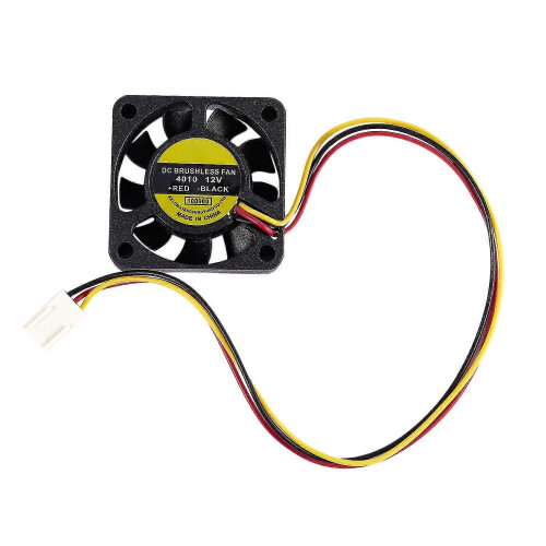 40mm x 40mm x 10mm 3-pins 12V DC borstelloze pc-koelventilator 1