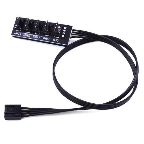 40cm 1 έως 5 4-Pin Molex TX4 PWM Ανεμιστήρας CPU HUB Splitter PC Case Chasis Cooler Extension Cable Adapter Controller