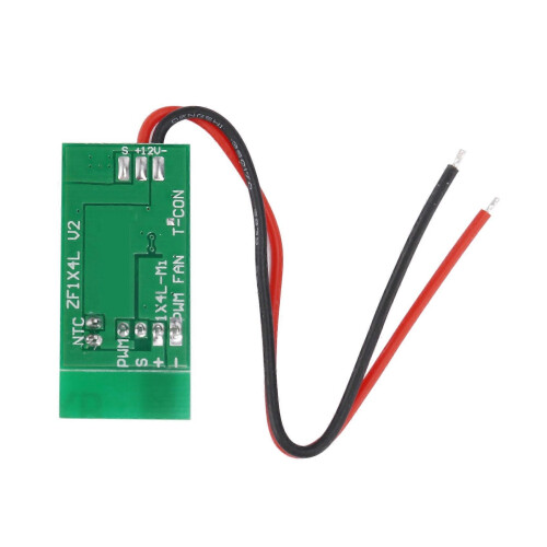 DC 12V 4 Wire PWM Fan Temperature Control Speed Controller Governor Regulator for PC Computer CPU Fan Cooler Alarm 2