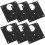 Cabinet Hinge Repair Plate Kitchen Cupboard Hinge Fixing Cabinet Doors 6Sets 3