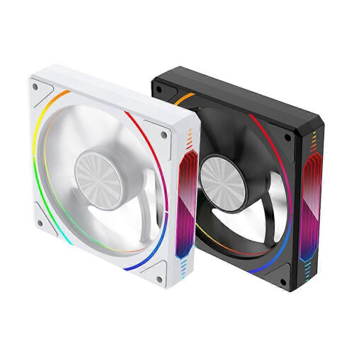 Ventilatore per cassa ARGB 120mm 5V 3V PWM silenzioso per PC Ventilatore di raffreddamento Raffreddatore CPU Raffreddatore per computer desk 2