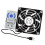 USB-kast 80mm ventilator Stille koelventilator met 0-60C temperatuurregeling voor thuisbioscoopkasten Computer 4