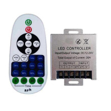 Dimmer-Fernbedienung Big Power 360W LED-Box-Controller für einfarbiges LED-Streifenlicht DC12-24V Dimming 23Key IR-Fernbedienungsset