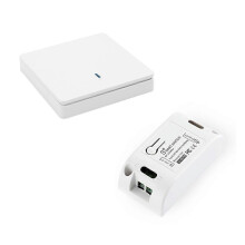Drahtloser Smart-Lichtschalter RF 433MHz Lichtsteuerung Intelligenter Schalter AC 90-250V 10A Modul (1 W und 1 C)