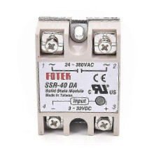 Industrielles Festkörperrelais SSR-40DA 40A DC-Steuer-AC mit Schutzflagge SZ