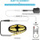 Remote Dimmer Controller for Single Color LED Strip Lights, 5-24V Wireless Controller for 3528/5050/ 4