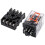 Using MK2P-I AC 220V relay DPDT coil 8 pin with PYF83A pluggable terminal socket 4