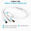 Remote Dimmer Controller for Single Color LED Strip Lights, 5-24V Wireless Controller for 3528/5050/ 5